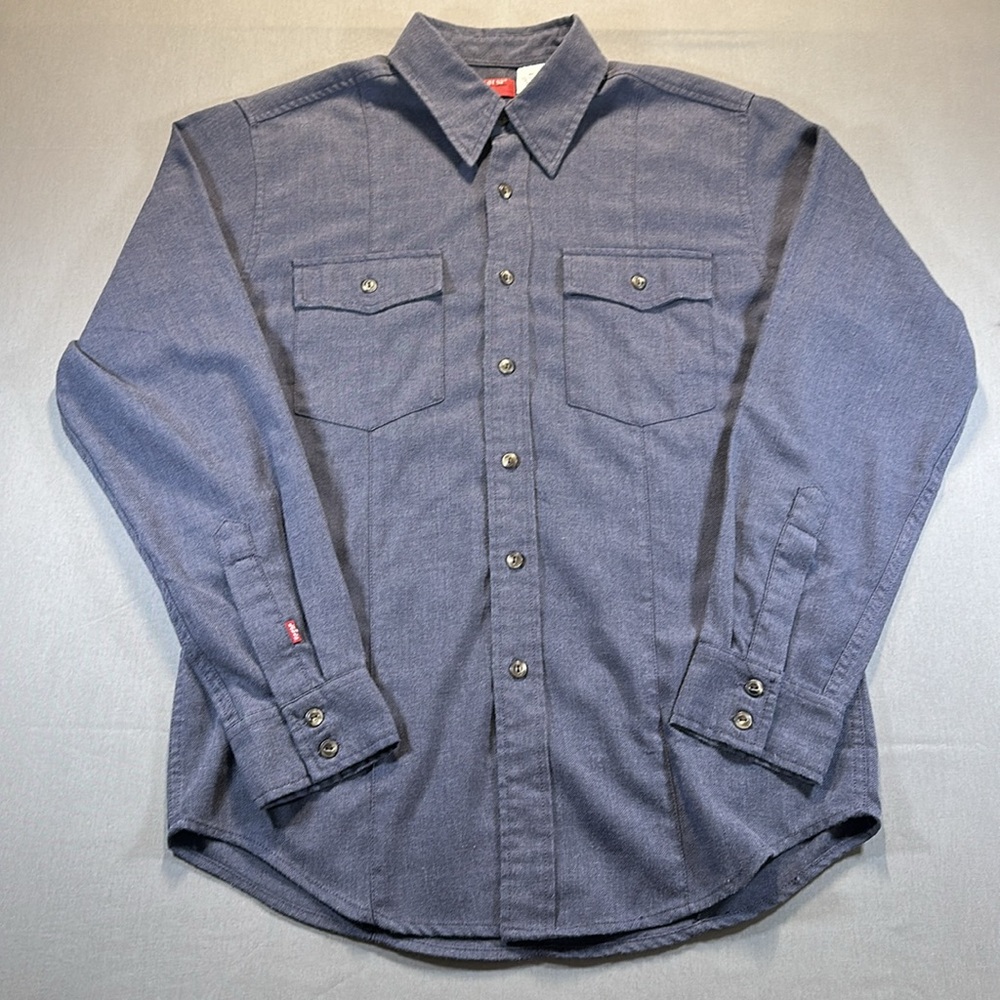 VINTAGE Y2K Levi's Lot 53 Denim Button-Down Shirt Perfect For Layering - Medium